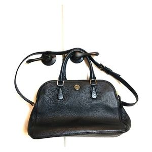 Tory Burch Black double zipper bag